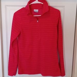 Women's small half zip Columbia fleece pullover
